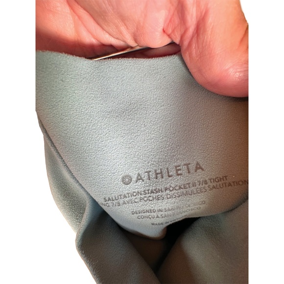 Athleta Salutation Stash High Rise 7/8 Legging - Picture 7 of 8